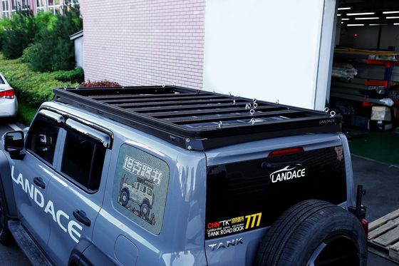 Off-Road Power Coating Roof Rack Gepäckgetriebe Halterung Plattform für Tank 300 Schwerlast