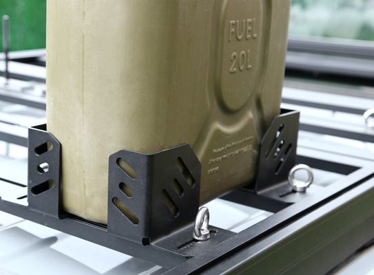 Schwarz 102*100*103mm 4x4 Fahrzeug Außenzubehör Metallteile Trommelhalter Öl Trommelhalter