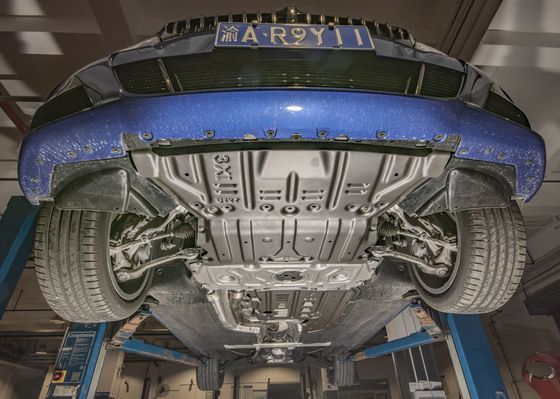 BMW Außenzubehör Aluminiumlegierung Schiebeplatte mit Pulverbeschichtung