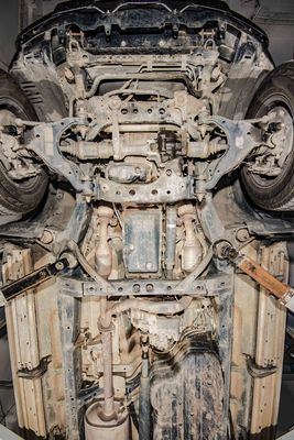 Fahrzeugmodell Toyota Prado LC120 3D-Skid-Platte für Kraftstoffbehälter und Transferkasten