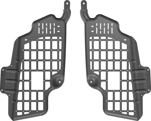 Bequeme Black Molle-Hinterfenster-Speicherplatten für Geländegeräte und Wiederherstellungswerkzeuge