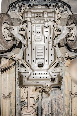Brennstoffbehälter und Getriebe Transfer Fall Schutz für Toyota Prado LC120 in Orange