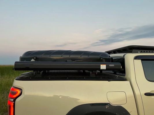 High- 4WD Schwarz Pulverbeschichtung Aluminium Straßendusche für Camping OEM Service akzeptiert