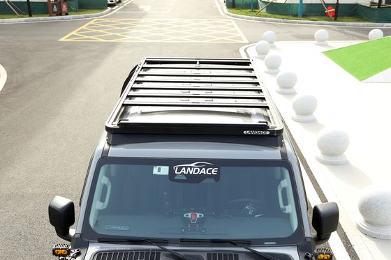 Pulverbeschichtung Auto Seitenleiter für 2013-2017 Tank 300 Aluminium Dach Top Zeltleiter