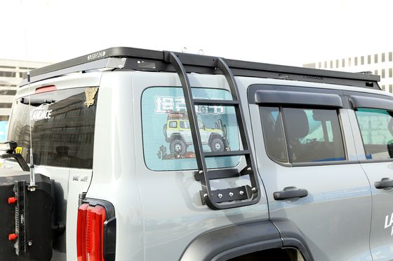 18-23 Wrangler Rubicon Jeep Fitment Direkt Aluminium Dachregal Leiter für Tank 300