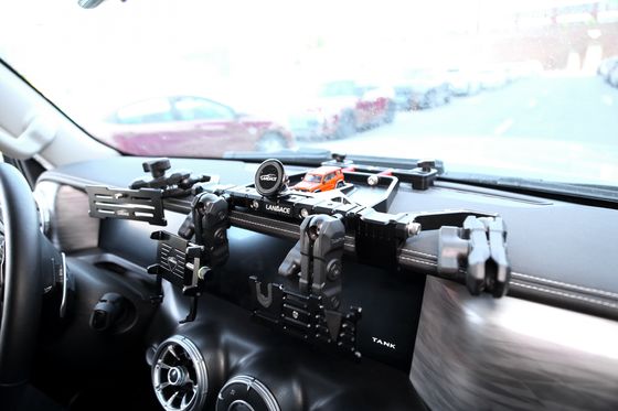 Aluminiumlegierung Multifunktions-Zentrum-Konsole-Halter für Jeep Wrangler Jahr 2013-2017