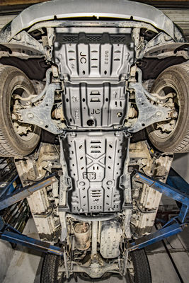 Magnalium-Automotoren unter der Abdeckung Chassis Schutzbrett für Mitsubishi Sport
