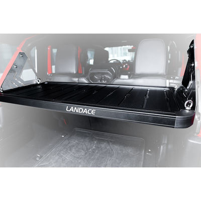 Jeep Cargo Interne Lagerhalle Schwarzes Aluminium Extrusion für Lagerprodukte verwendet