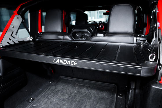 Offroad-Gepäcklager für Jeep Wrangler Schwarzer Aluminium-Legierungsgutkorb