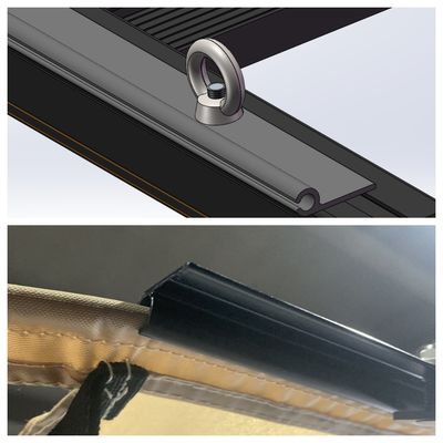 Aluminiumlegierte Säule 4x4 Auto-Aftermarket-Zubehör für SUV-Hinterseiten-Tent