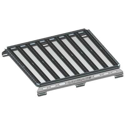 Schwarze Edelstahl-Aluminiumlegierung Frachtkörbe Plattformen Autodachregale G.W. 20kg
