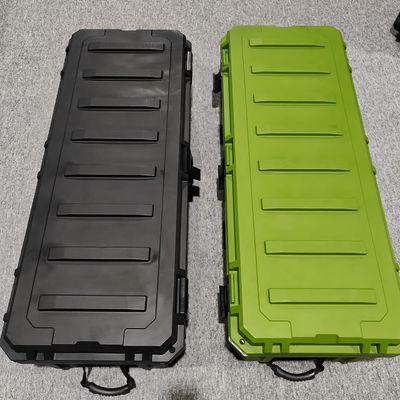 Schwarzgrüner hochfester LLDPE-Plastikwerkzeugkasten für die Montage von Schwerlastwagen-Dachträgern