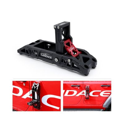 Klappbares Autofußpedal für Jeep Wrangler JL JK Einfacher Zugang zum Dach CNC-Gravurverfahren