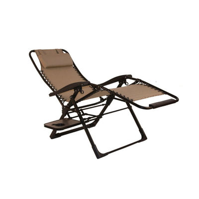 Klappbare Stoff Campingstuhl mit Fußstütze Beinlehne für Outdoor Portable Big Camping