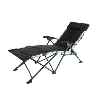 Klappbare Stoff Campingstuhl mit Fußstütze Beinlehne für Outdoor Portable Big Camping