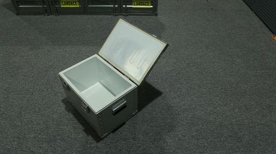 Homful Glamping Outdoor Camping Aluminiumlegierung Isolierte wasserdichte Lagerbox für Wandern