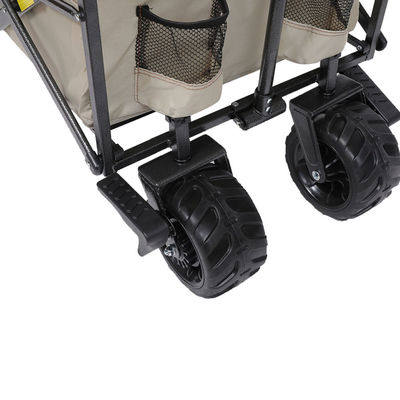 Robuste und leichte ergonomische Handgriffe Klappkarre für Camping und Garten