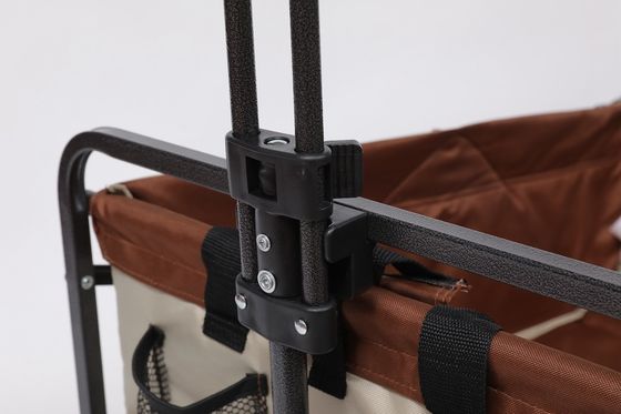 Bequemer Strandwagen mit ergonomischem Griff und 7x1.75 Zoll Rädern 101x51x108cm
