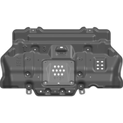 Schützen Sie Ihren Toyota Prado120-Motor mit einfach zu installierendem Fahrgestellschutz und Schlammschutz