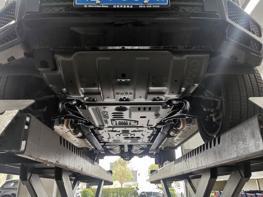 Aluminiumlegierung Mercedes G500 Fahrgestell Schutzmotor Gleitplatte Einfache Schraube-An-Installation