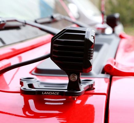 Aluminium-Haube-Halterung Leichtmontage-Halterung für Jeep Wrangler