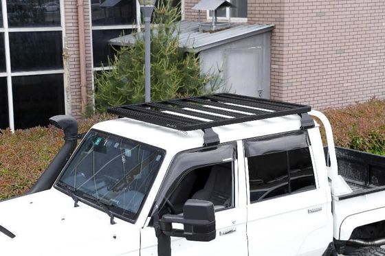 4x4 Top Roof Rail Rack Covers Cargo Carrie Aluminiumlegierung Flat LC79 Auto-Dachträger für Toyota