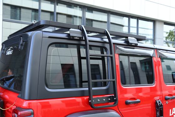 18-23 Wrangler Rubicon Jeep Fitment SUS304 Auto Dach Oberzelt Aluminium Erweiterung Leiter