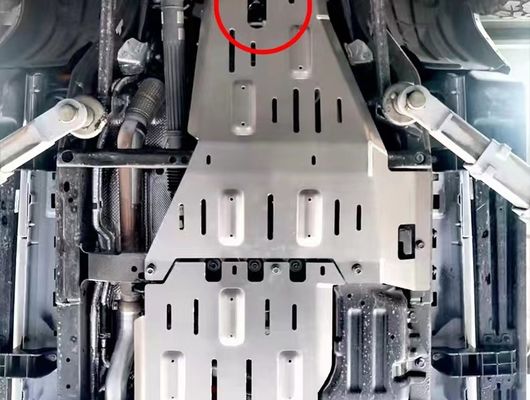 Wrangler JK JL Geländefahrzeuge Schutzunterplatte Silber Splash Mud Flap Schutz