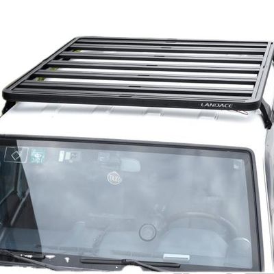 1400X1320mm Schwarzes Pulverbeschichtungsdachregal für Toyota 4x4 Fahrzeug Außenzubehör