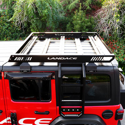 Jeep Wrangler JL JK Dachträger mit Windverkleidung und Gepäckhalter aus Aluminiumlegierung