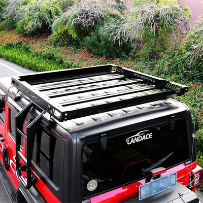 Jeep Wrangler JL JK Dachträger mit Windverkleidung und Gepäckhalter aus Aluminiumlegierung