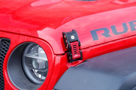 Jeep Wrangler JL JK Autosperre Haube Abdeckung Schloss mit Schlüssellegierung Aluminium Auto-Fit JEEP