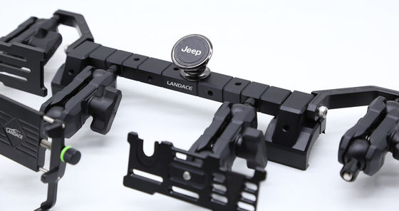 360 Grad verstellbare Drehung Mehrzweck-DASH-Mount-KIT für den Jeep Wrangler in Schwarz