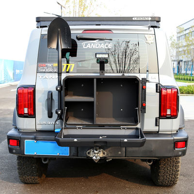 WEY TANK 300 Hintertür Außenlagerbox Tasche Aluminiumlegierung JEEP Fit Nettogewicht 13,4 kg