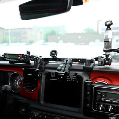 Jeep Wrangler Telefon GoPro CB Mikrofon und DSLR-Kamera-Halter mit geometrischem Design