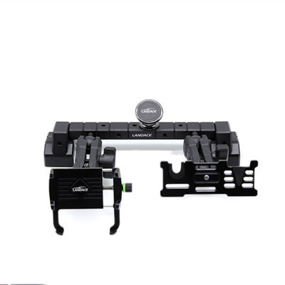 Aluminiumlegierung Schwarz Mittelkonsole Armaturenbrett Telefonhalter Montage für 4 * 4 Jeep Wrangler Modifikation Zubehör