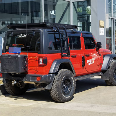 Hohe Ladekapazität Jeep Wrangler Dachträger-Korb mit integrierter Leiter 400kg Kapazität