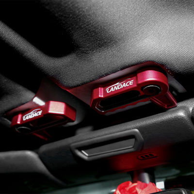 Aluminium L-förmige Dachschlösser für Jeep Hardtop Entfernen auf JL/JT Wrangler und Gladiator