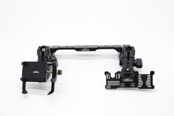 Multi-Mount Dash Phone Holder + GoPro Mount mit Aluminium-Slide-Rail, flexibler Winkel für den Jeep Wrangler 2018-2022