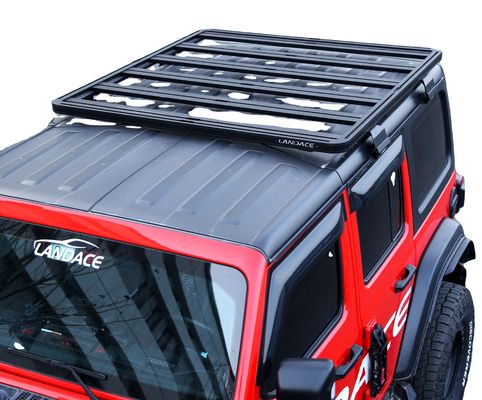 Schnelle und einfache Installation Schwarz 4x4 Aluminium-Dachträger für Jeep Wrangler JL