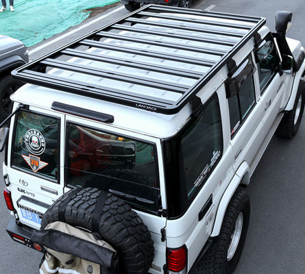 Universal 4X4 Aluminium Stahl Cargo Carrier Korb Dachregal für SUV Jimny Fj Cruiser 4runner 1540X1425mm