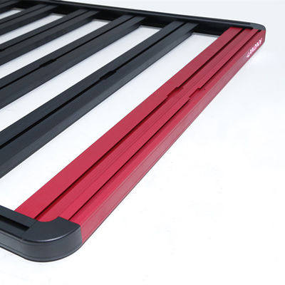 Schwarz Auto Universal Stahl Aluminiumlegierung 4x4 Zubehör Ausnehmbares Gepäckträger auf dem Autodach