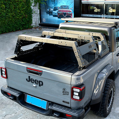 Silber schwarz Platzierung Stamm Mount Thorax Bett Rack System für Toyota Full-Size Truck Bett